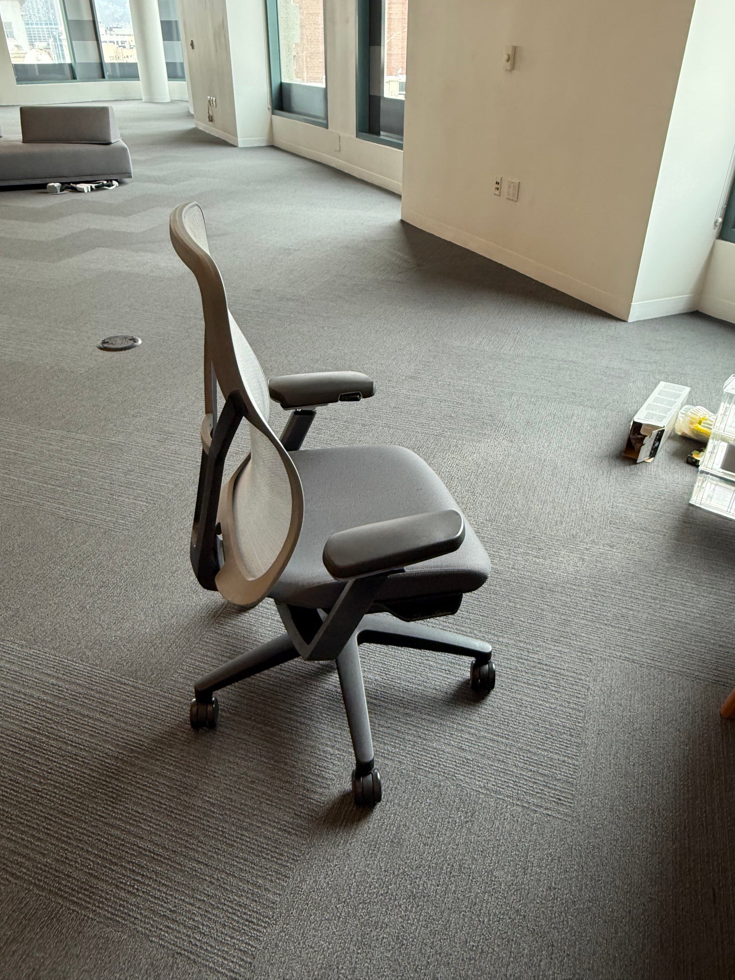 All steel acuity desk chairs fully adjustable