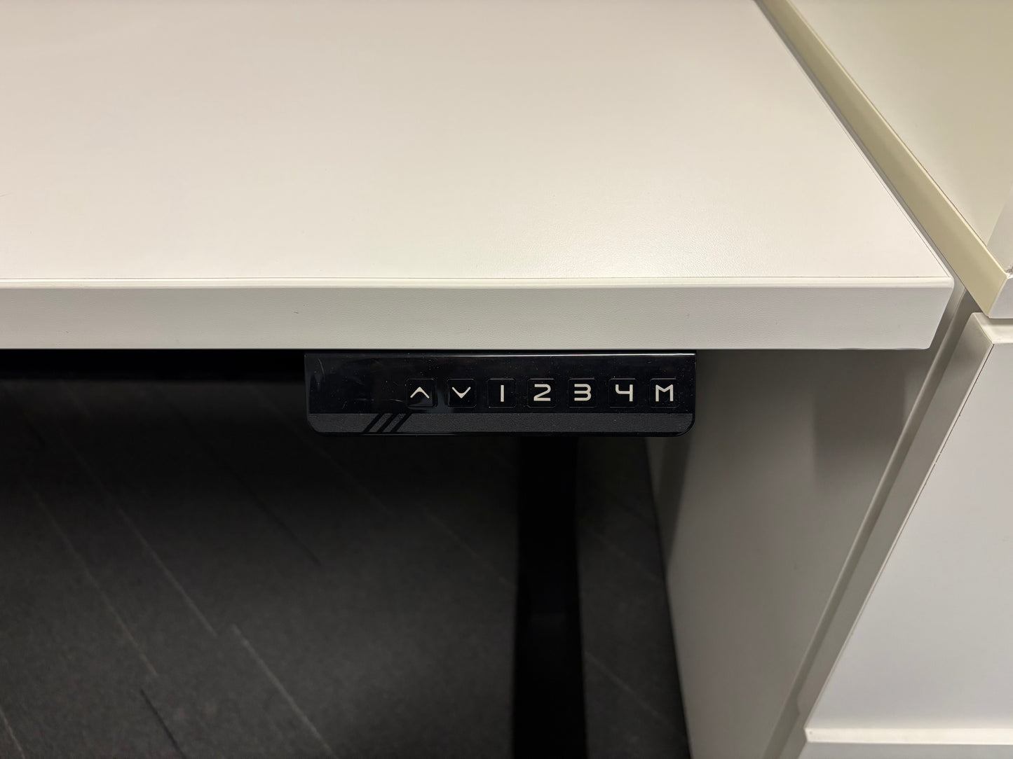 76x29 Hat Brand black frame white top electric sit stand desk can change top size