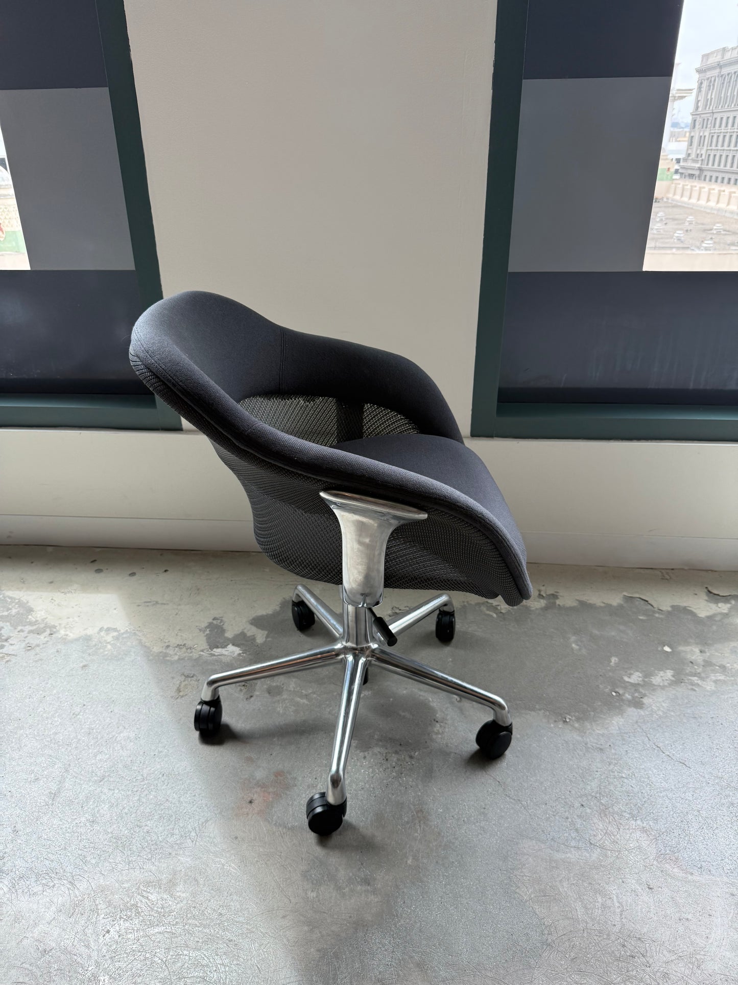 Steelcase coalesse gray conference chairs