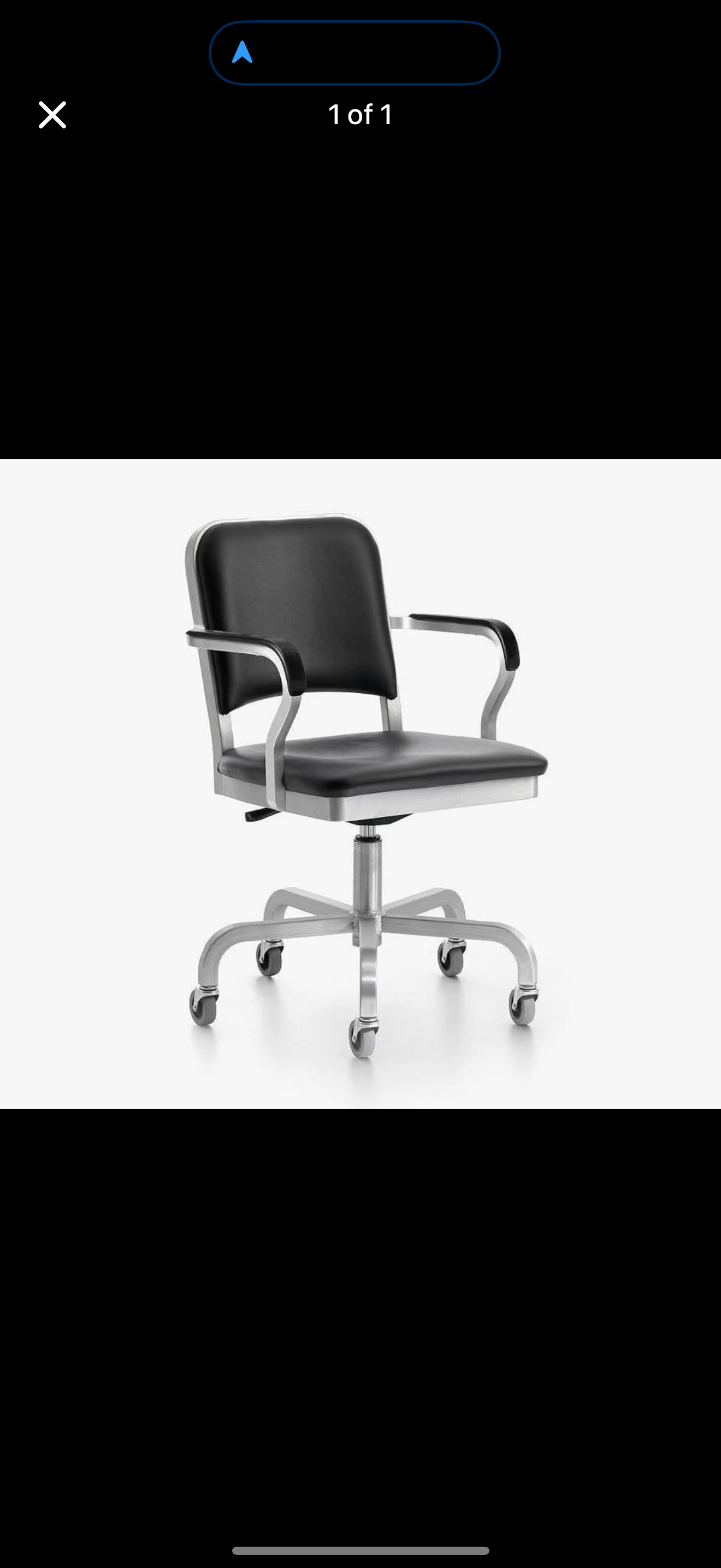 Emeco rolling aluminum office chairs