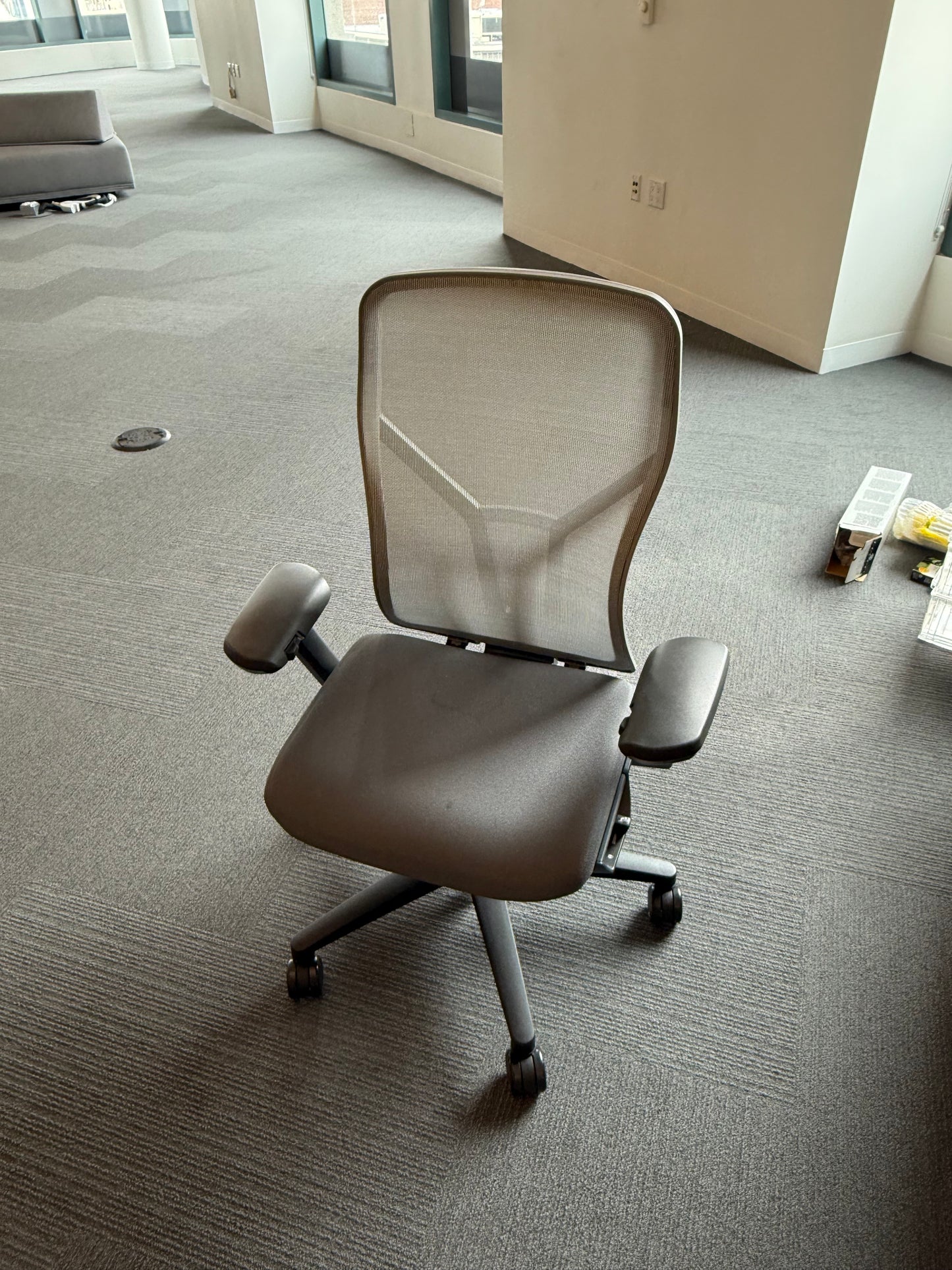All steel acuity desk chairs fully adjustable