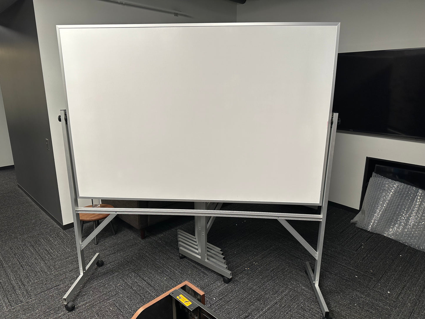 Dry erase boards rolling 6x4 double sided