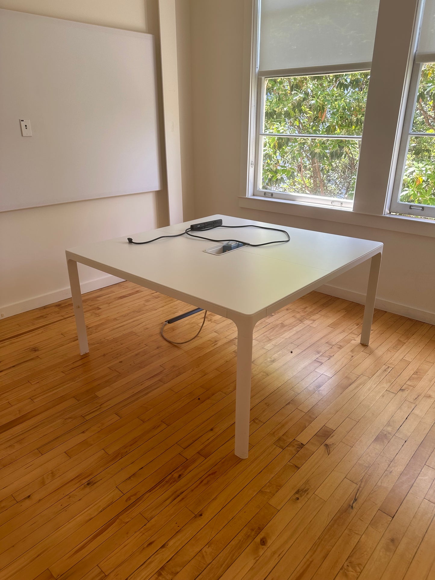 IKEA Bekant conference table in white