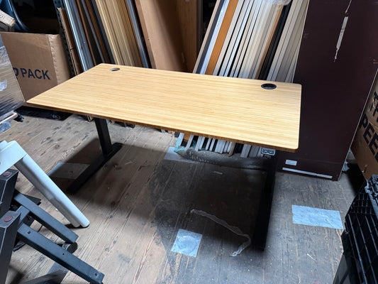 Jarvis electric sit stand desks 60” x 30” bamboo tops