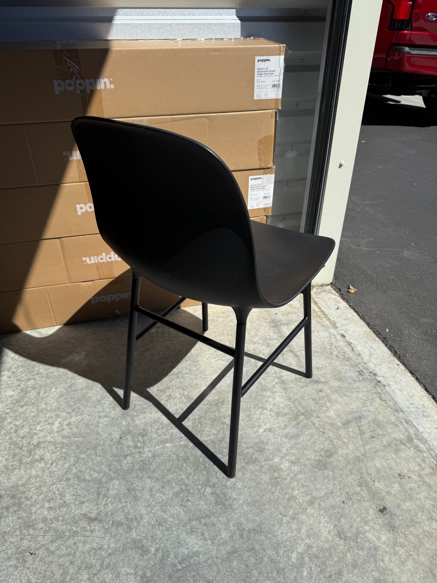 Normann Copenhagen black chairs