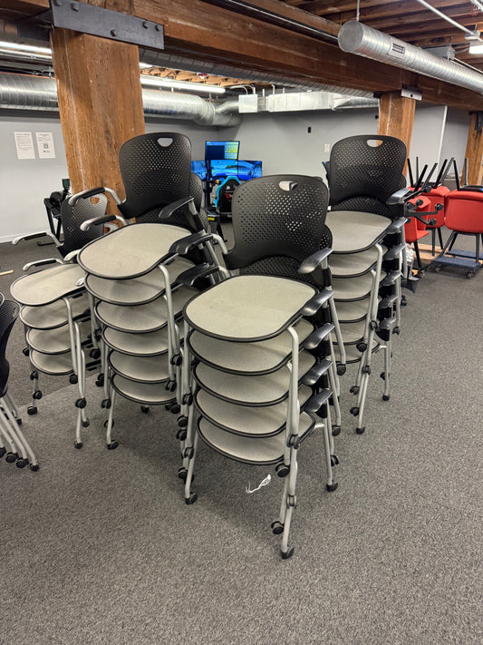 Herman miller caper rolling stacking mesh chairs