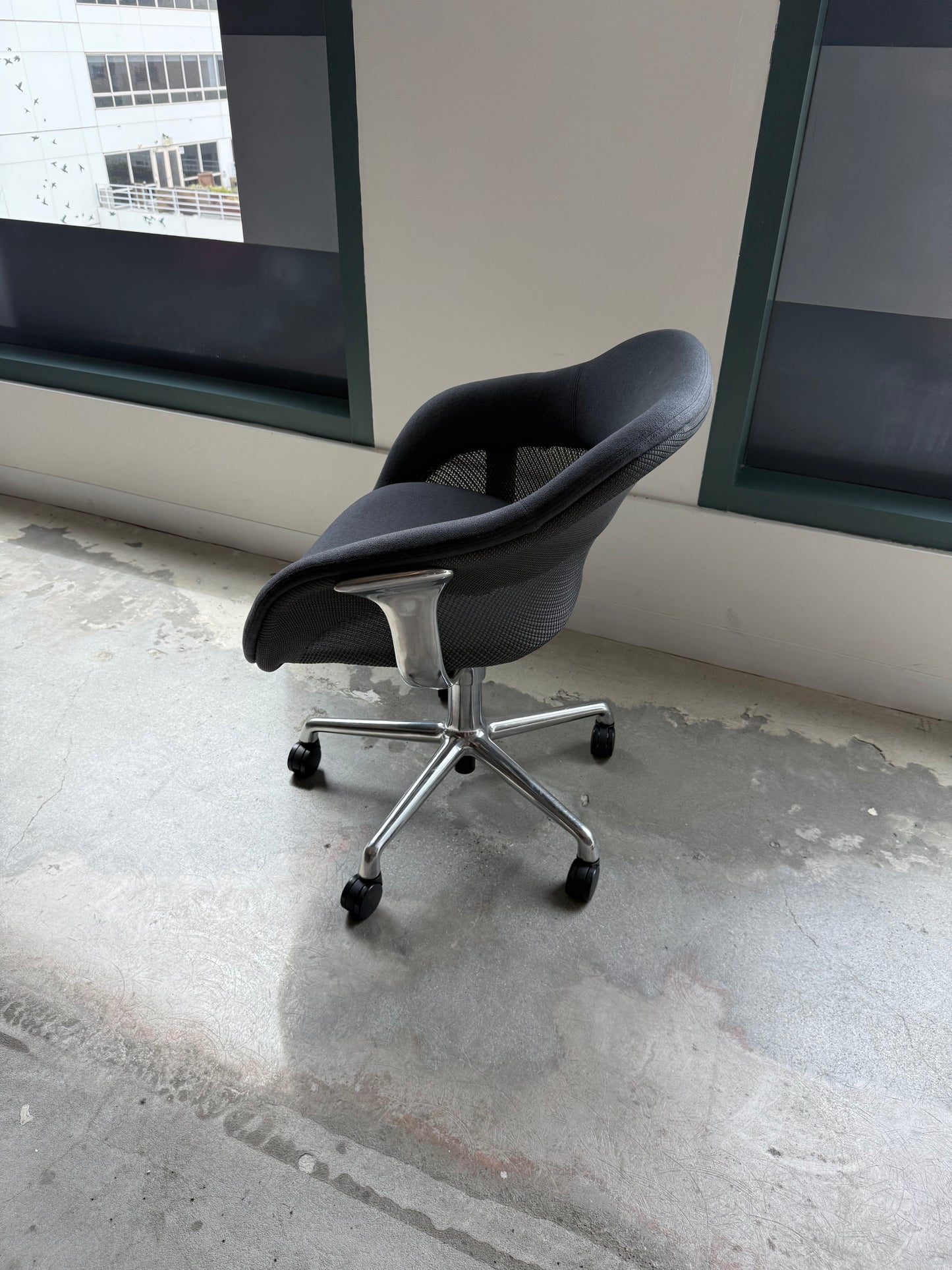 Steelcase coalesse gray conference chairs