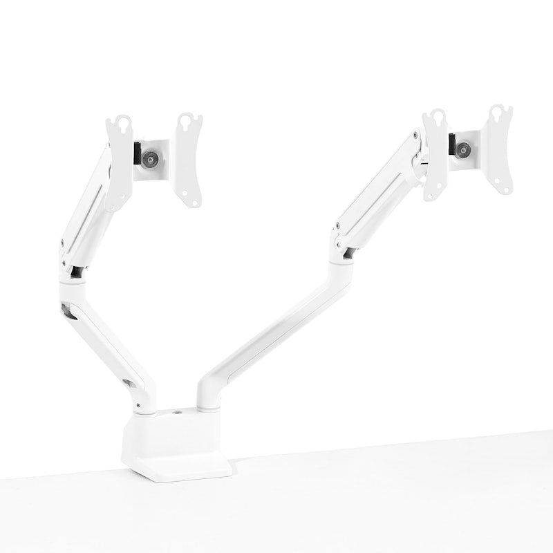 Poppin brand new double swing monitor arms