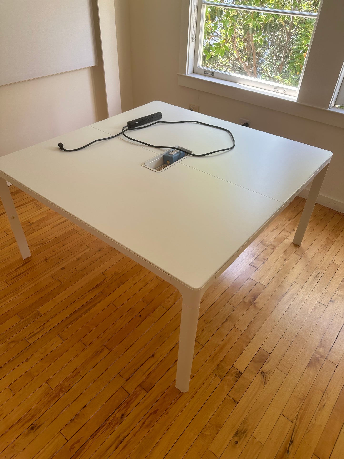 IKEA Bekant conference table in white