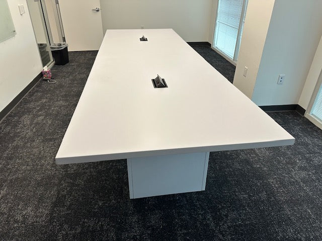 12’x4’ conference table with power