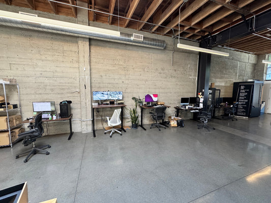 Electric sit stand desks black frame 48x30 top