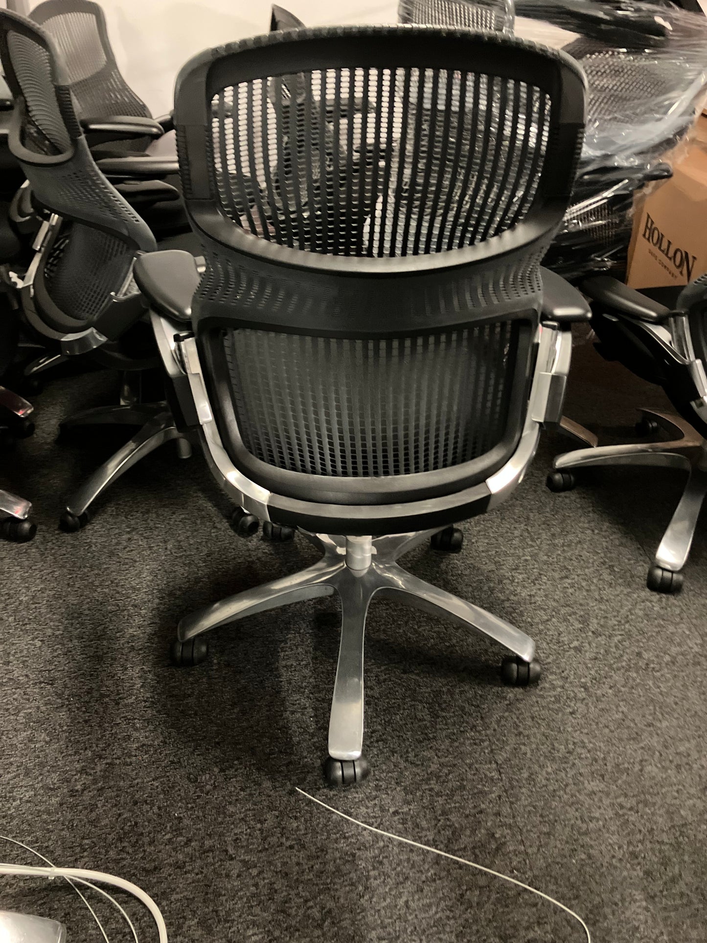Knoll generation office chairs in black