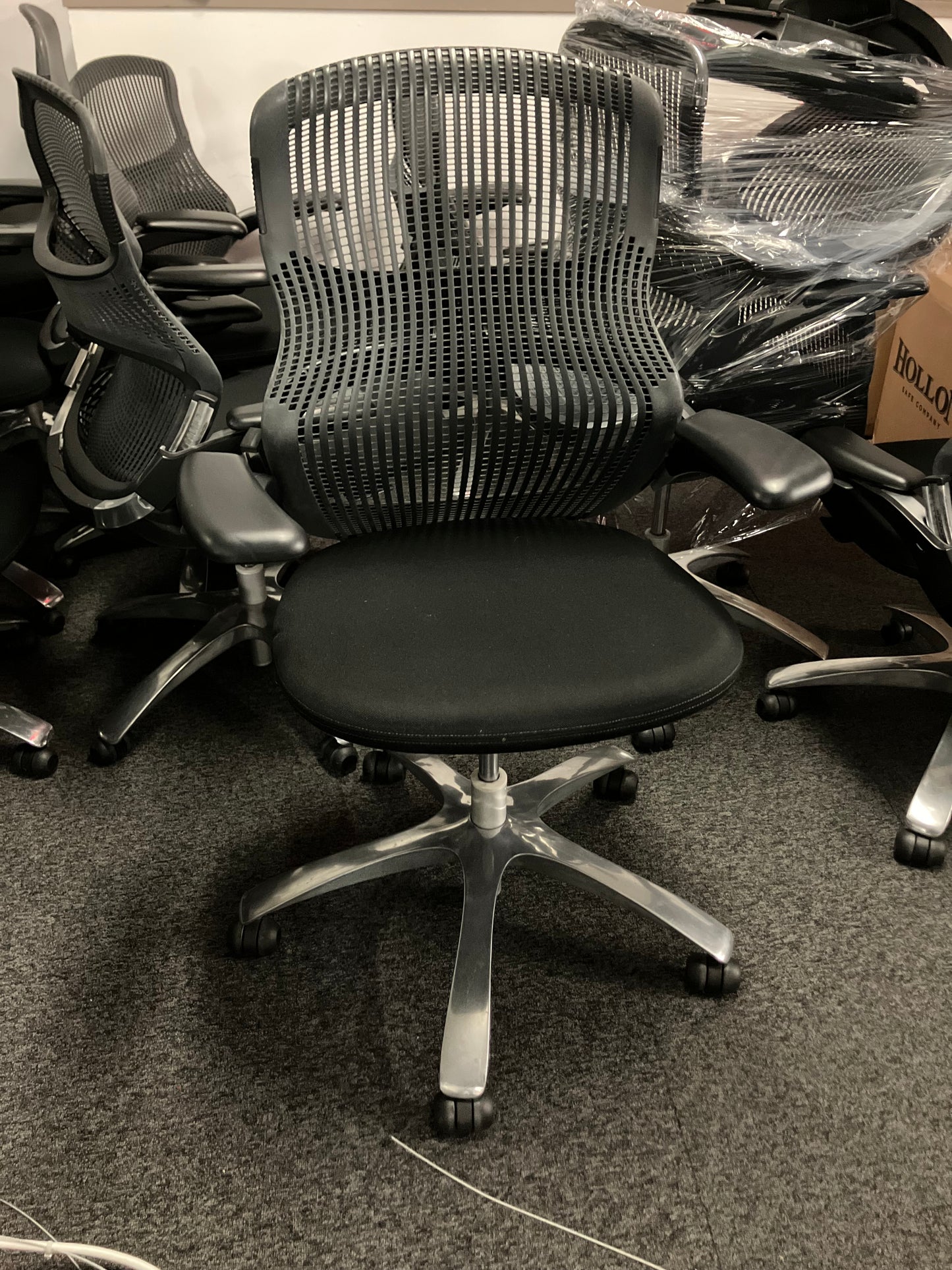 Knoll generation office chairs in black