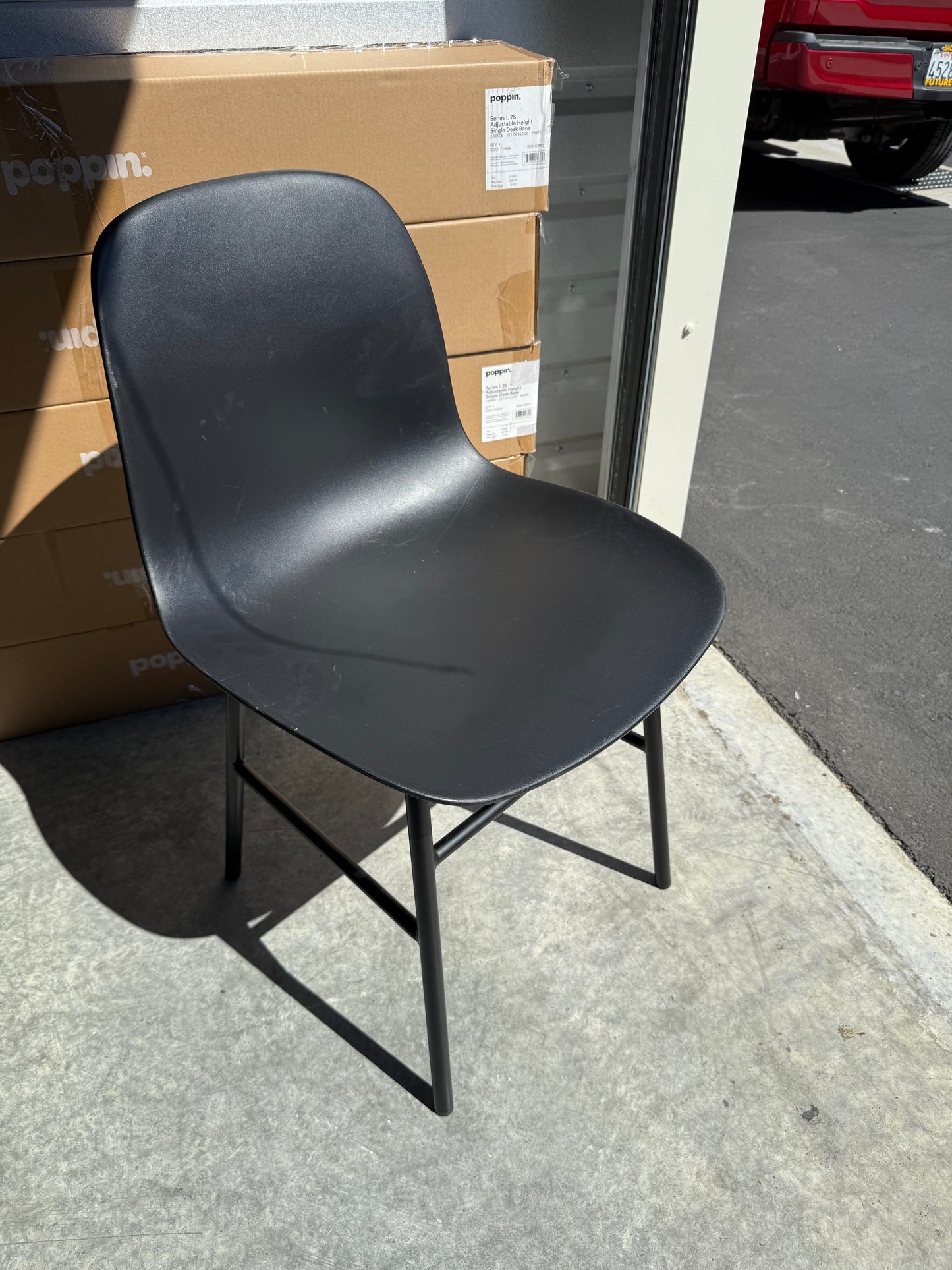 Normann Copenhagen black chairs