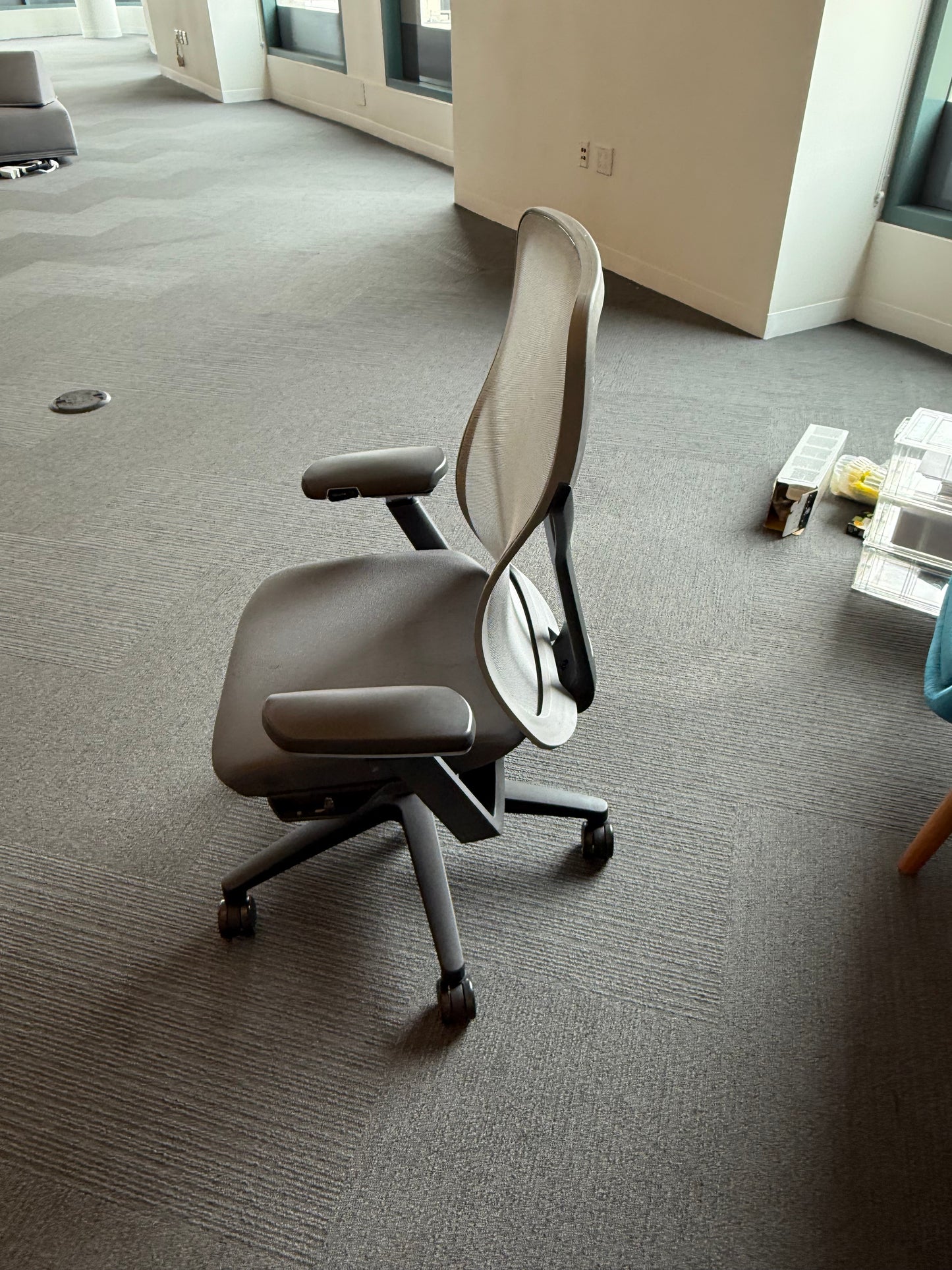 All steel acuity desk chairs fully adjustable