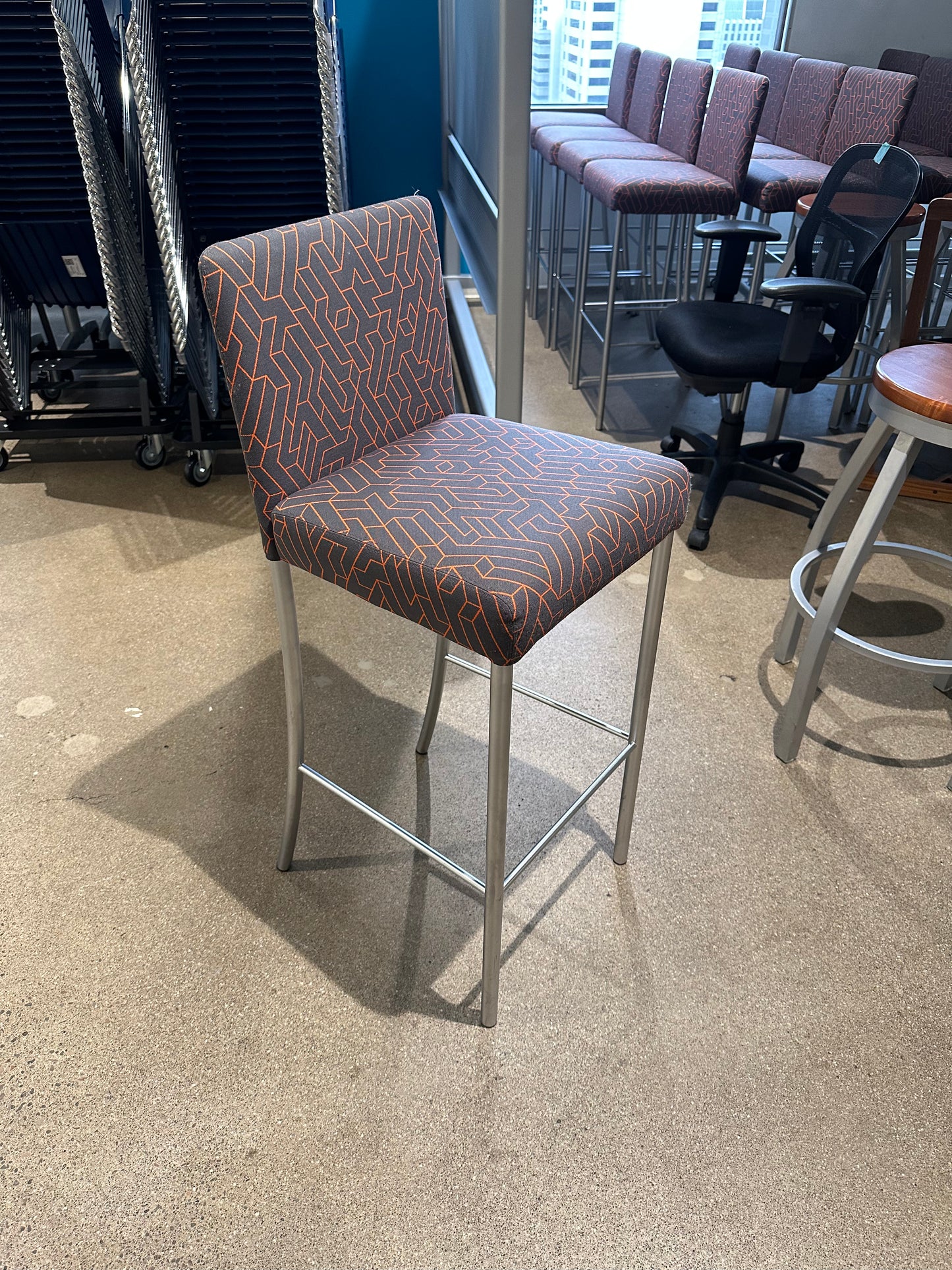 Steelcase Coalesse stools with fabric seat