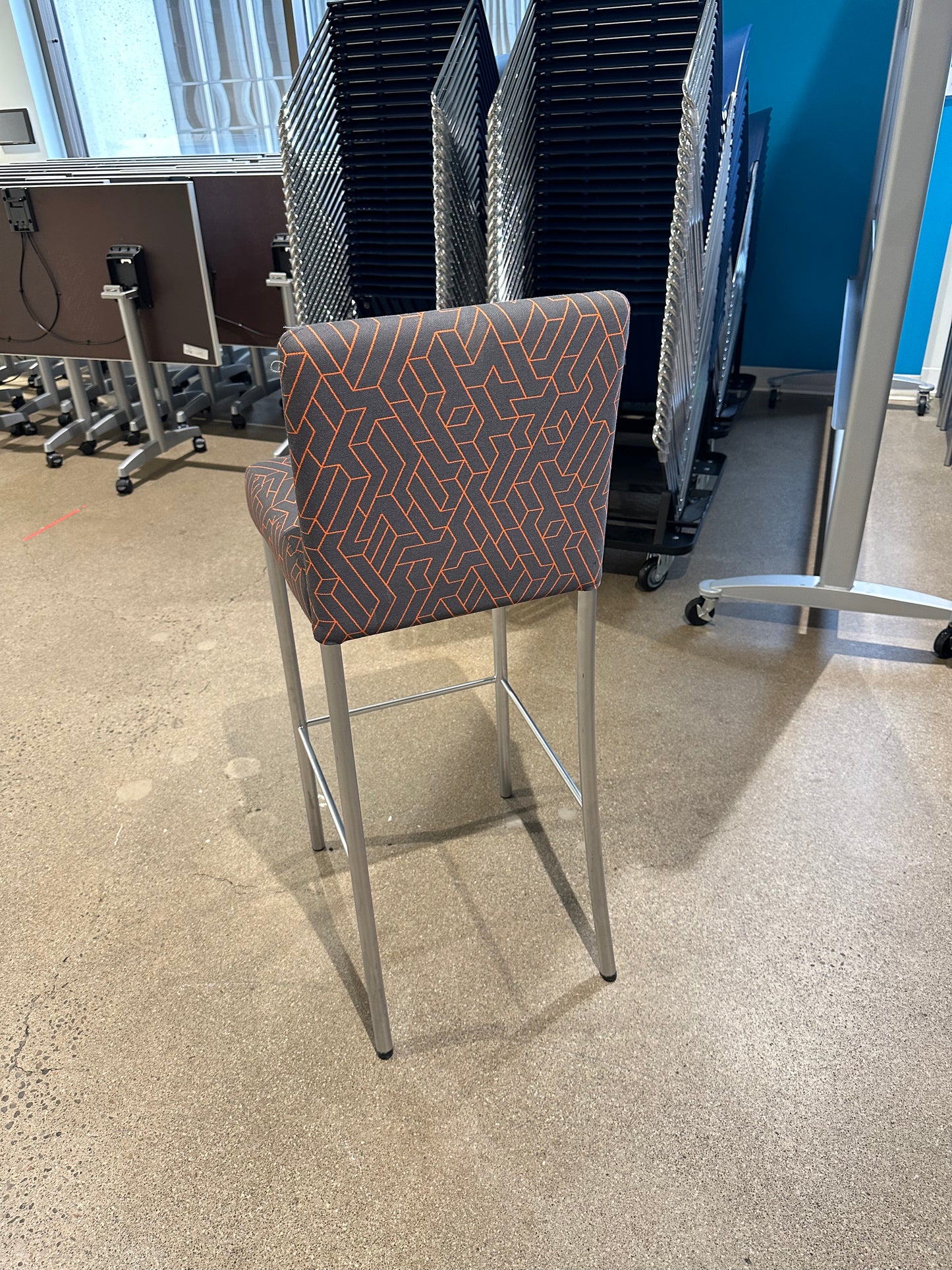 Steelcase Coalesse stools with fabric seat