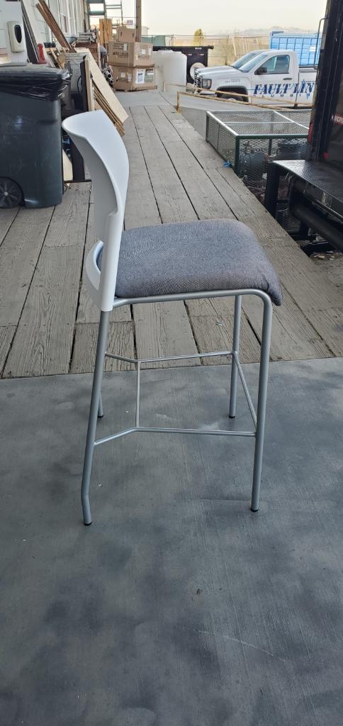 Steelcase counter height stools (grey)