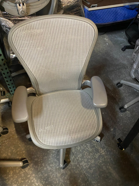 Herman Miller Aeron chair (silver) size C