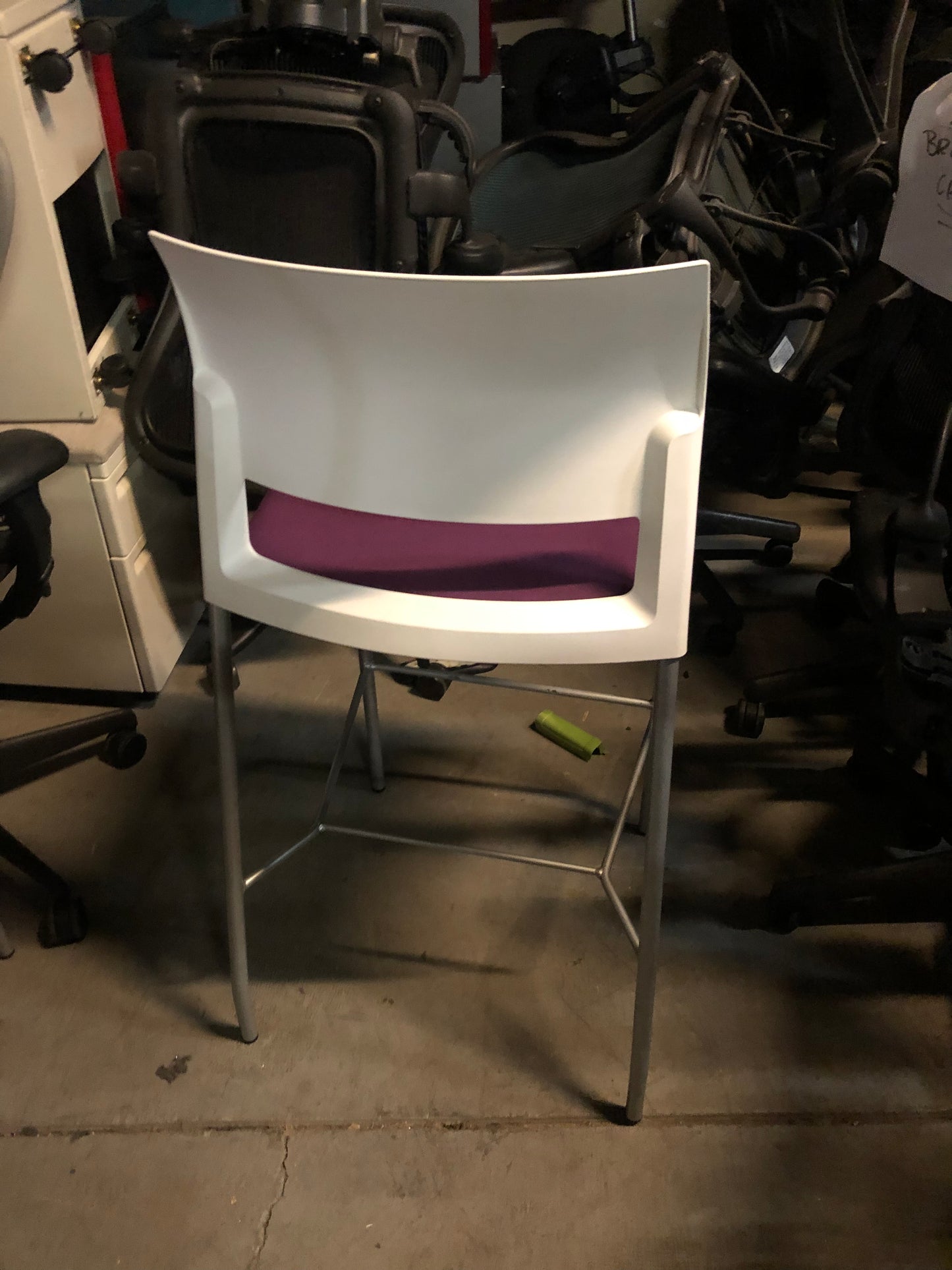 Steelcase counter height stools (Purple)