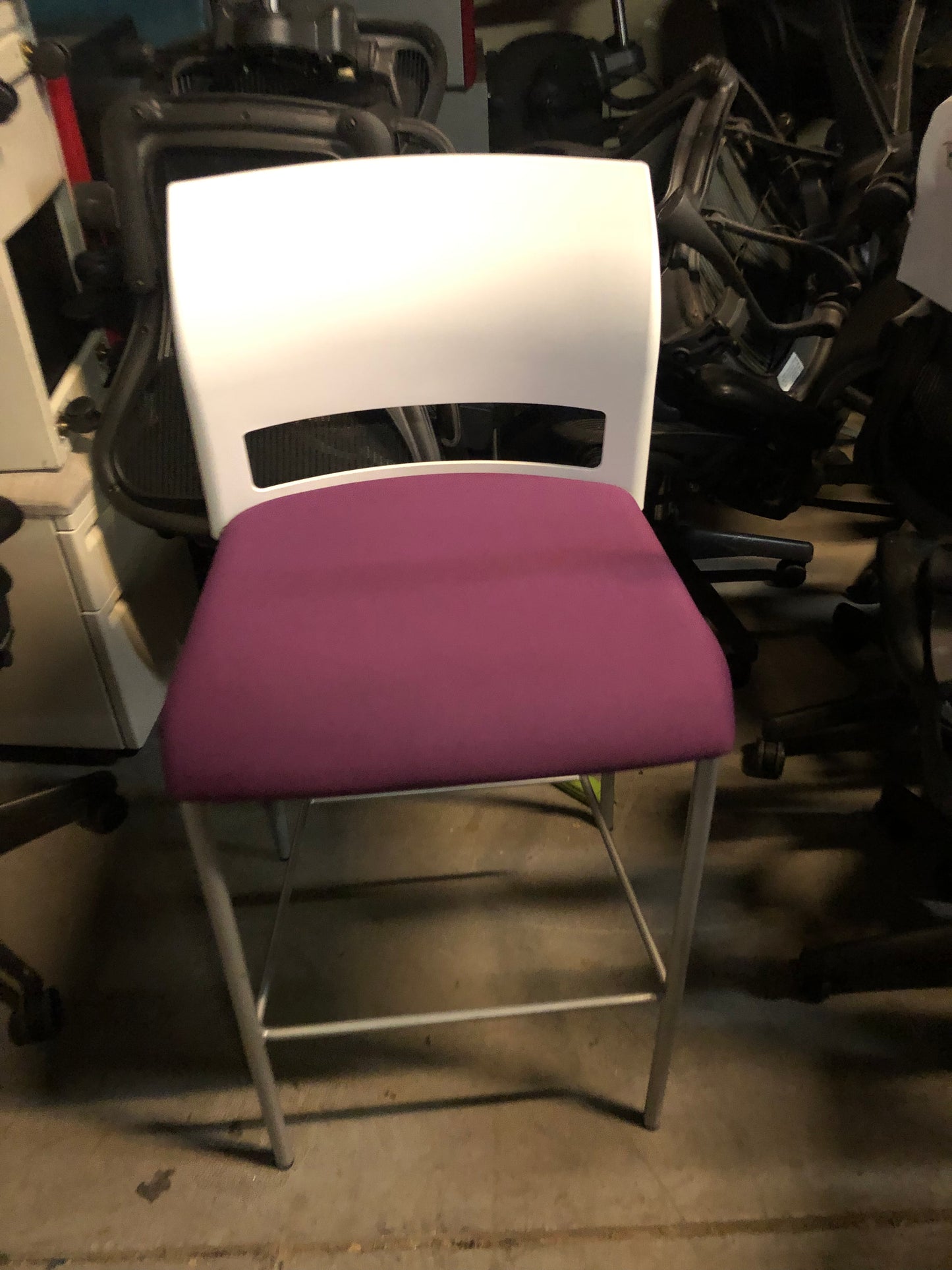 Steelcase counter height stools (Purple)