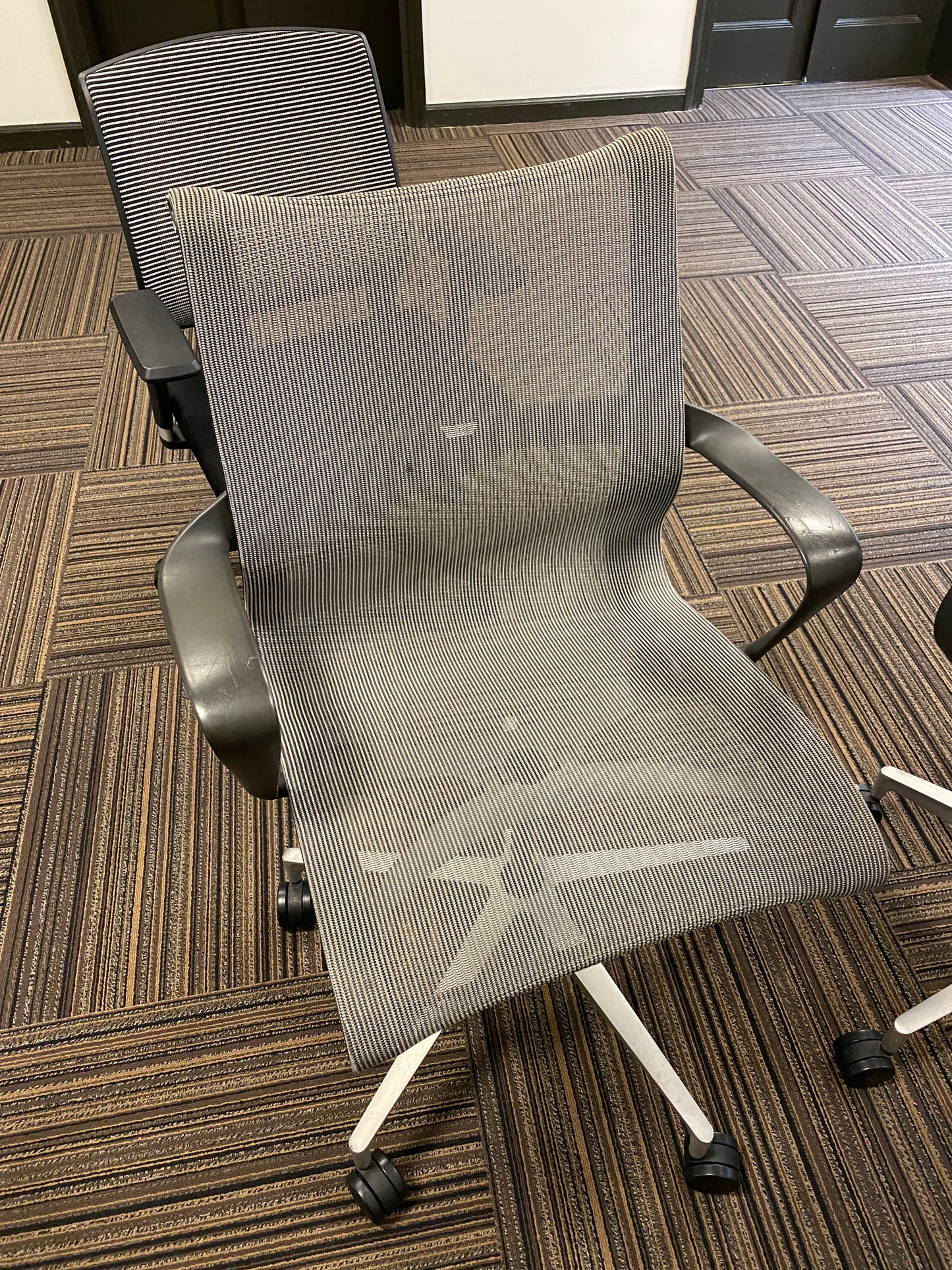 Herman Miller Setu conference chairs (gray)